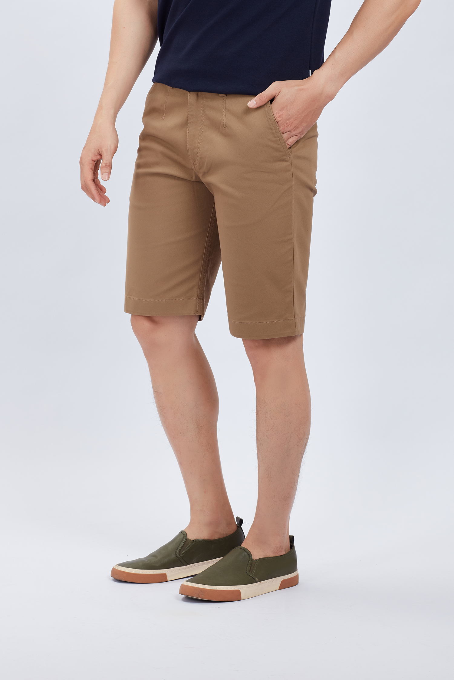 Quần short nam vàng da bò - HÉT HÀNG