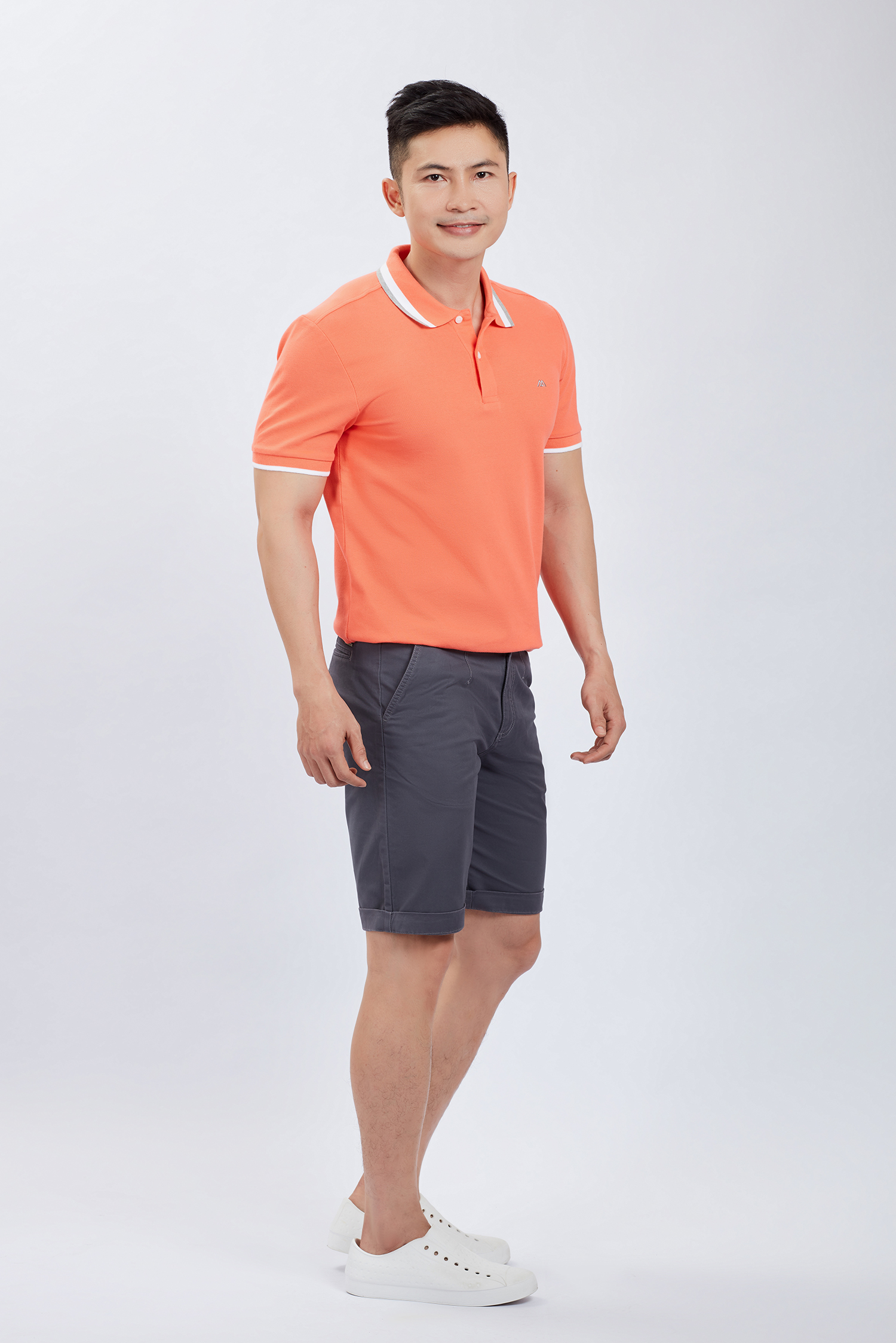 Quần short nam xám 