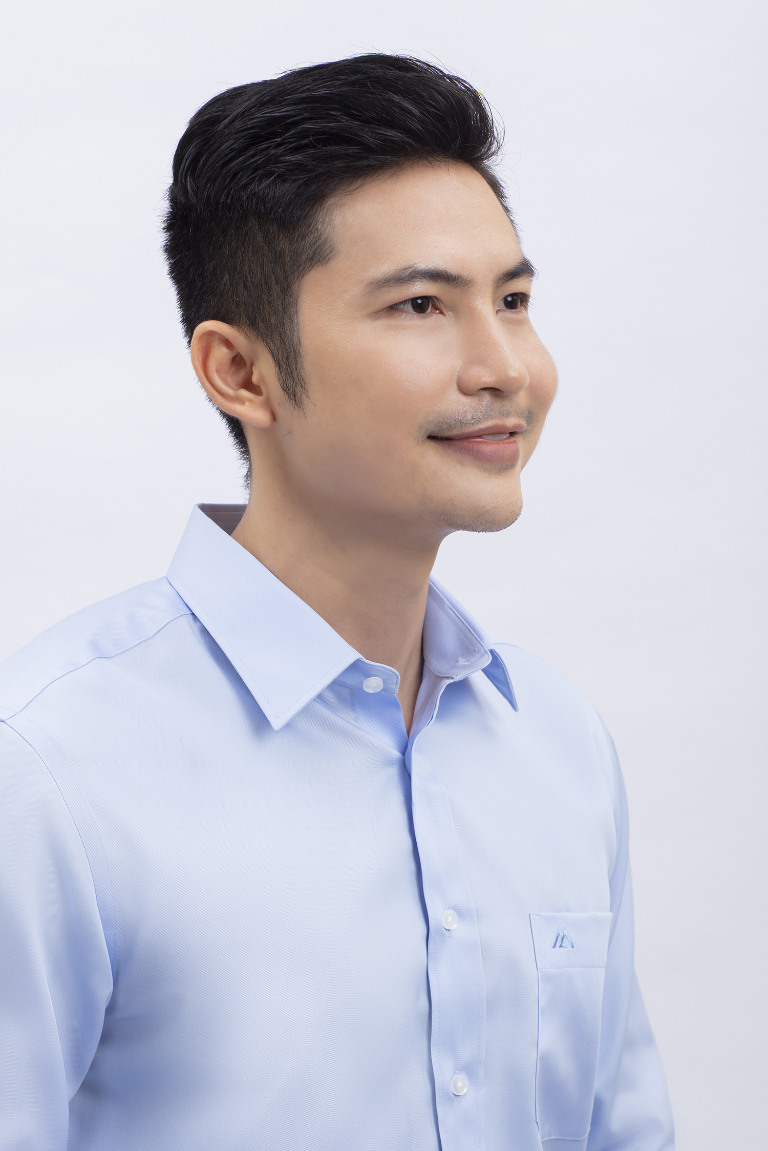 Sơ mi nam dài tay Classic trơn xanh ngọc - HẾT HÀNG