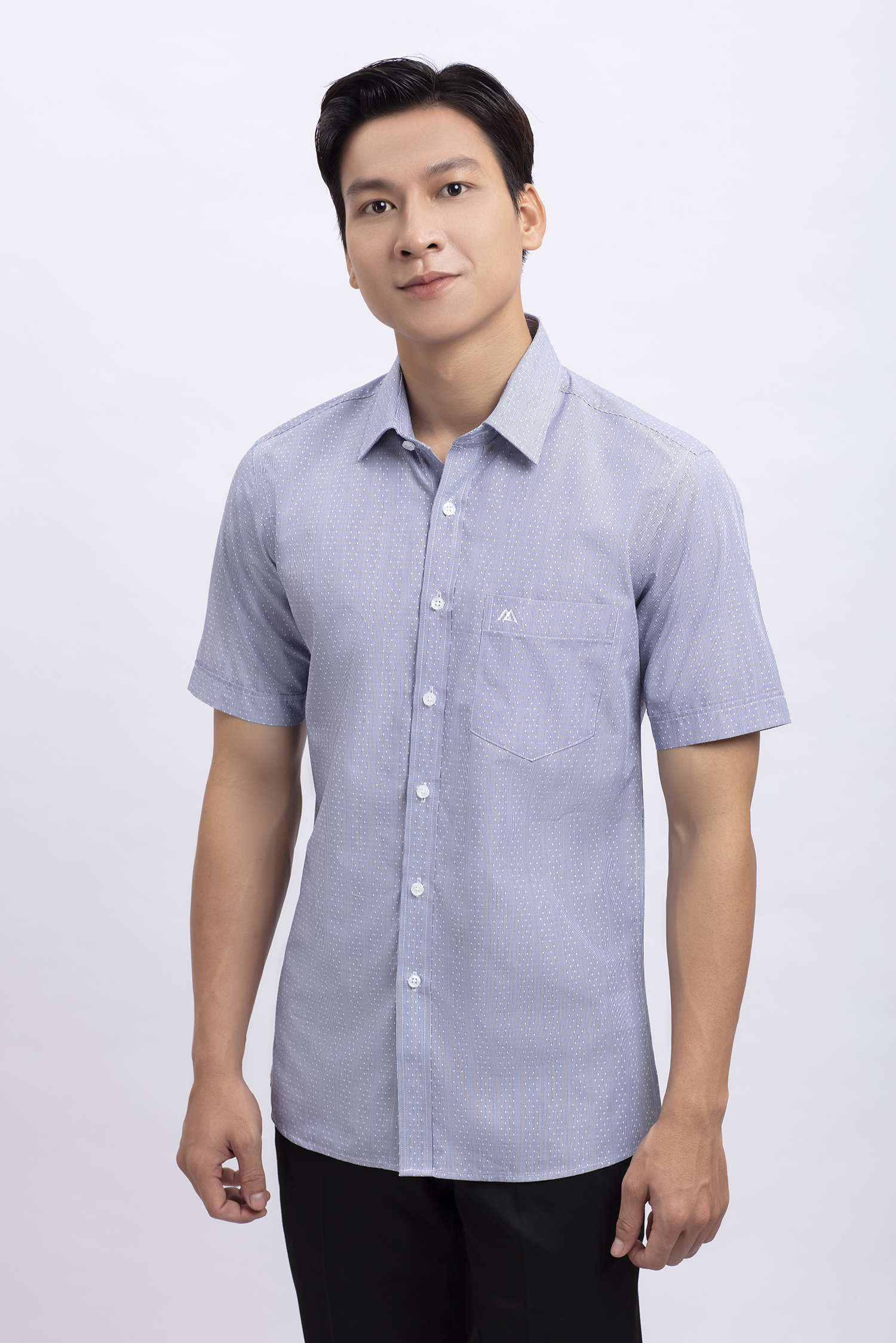 Áo sơ mi nam ngắn tay regular