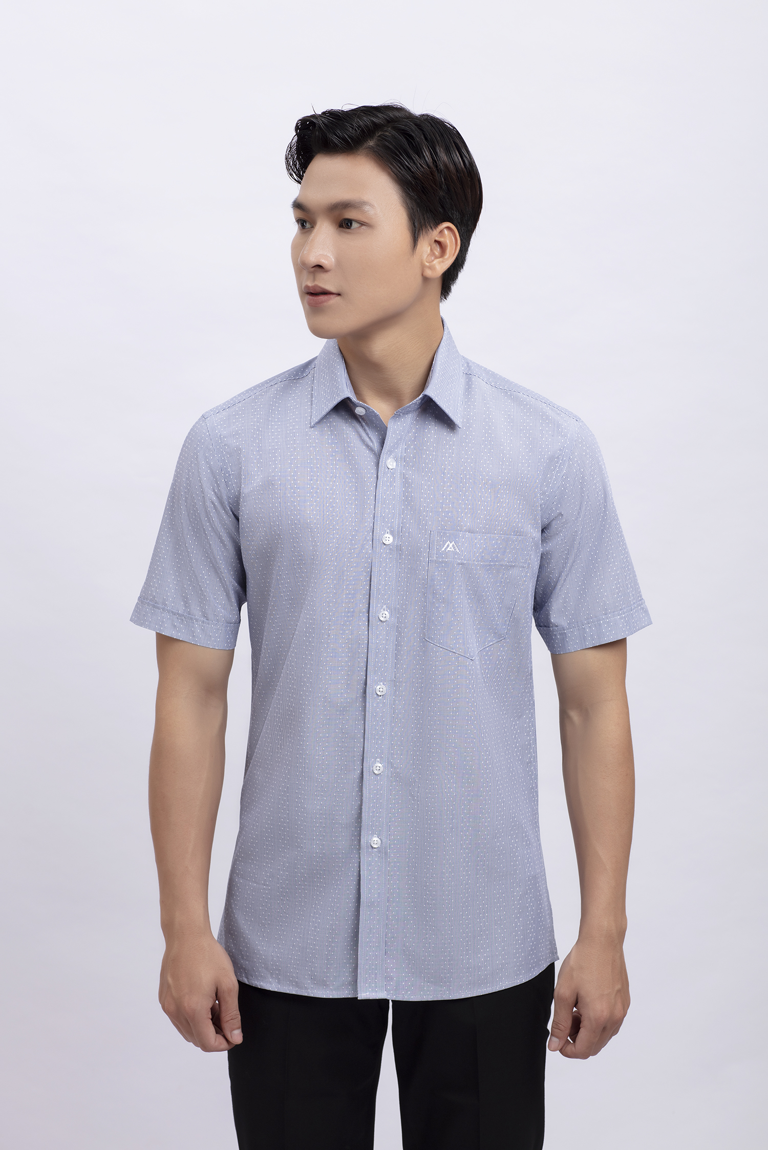 Áo sơ mi nam ngắn tay regular