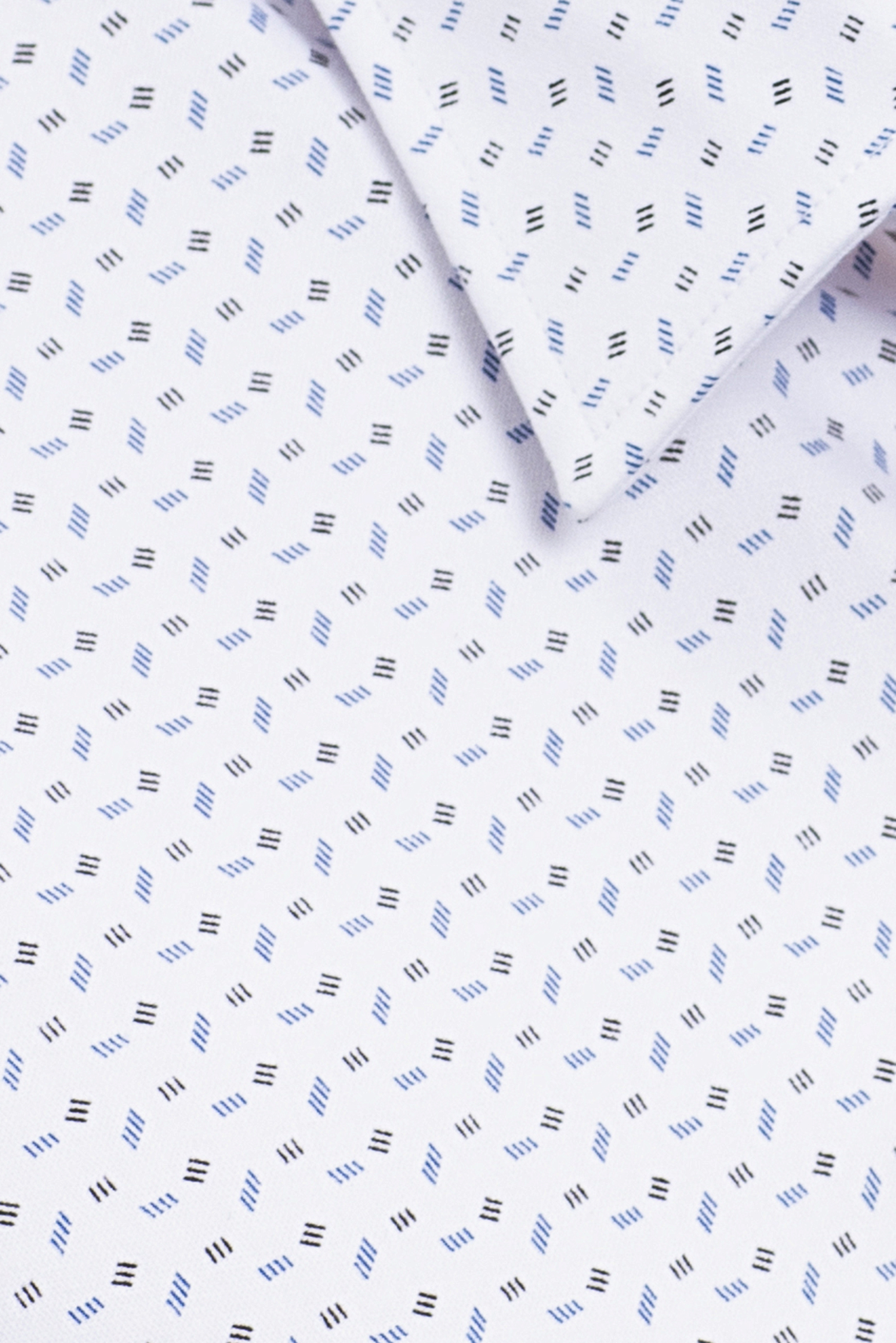 Áo sơ mi nam ngắn tay Casual trắng in họa tiết - HẾT HÀNG