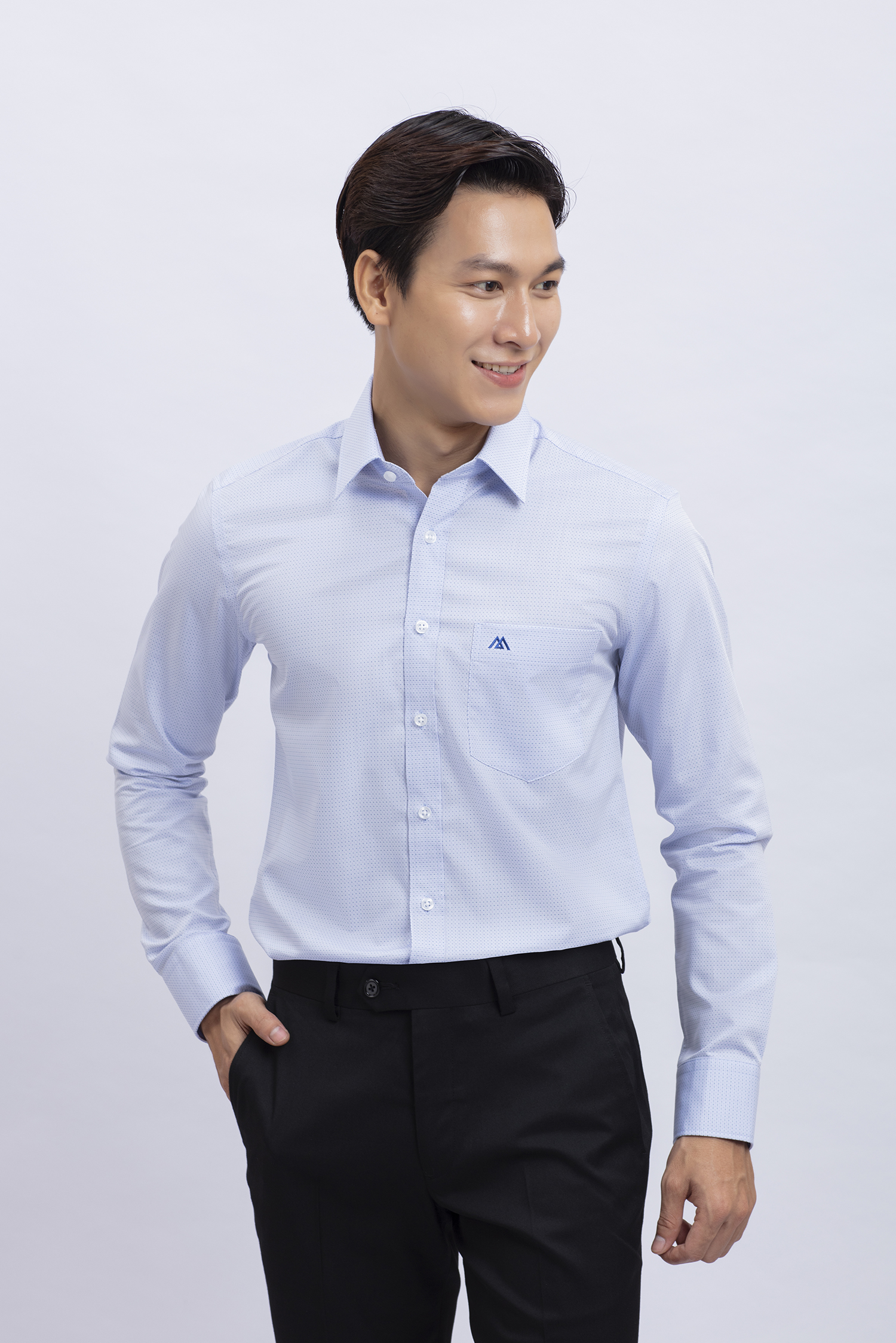 Áo sơ mi nam dài tay Regular - HẾT HÀNG