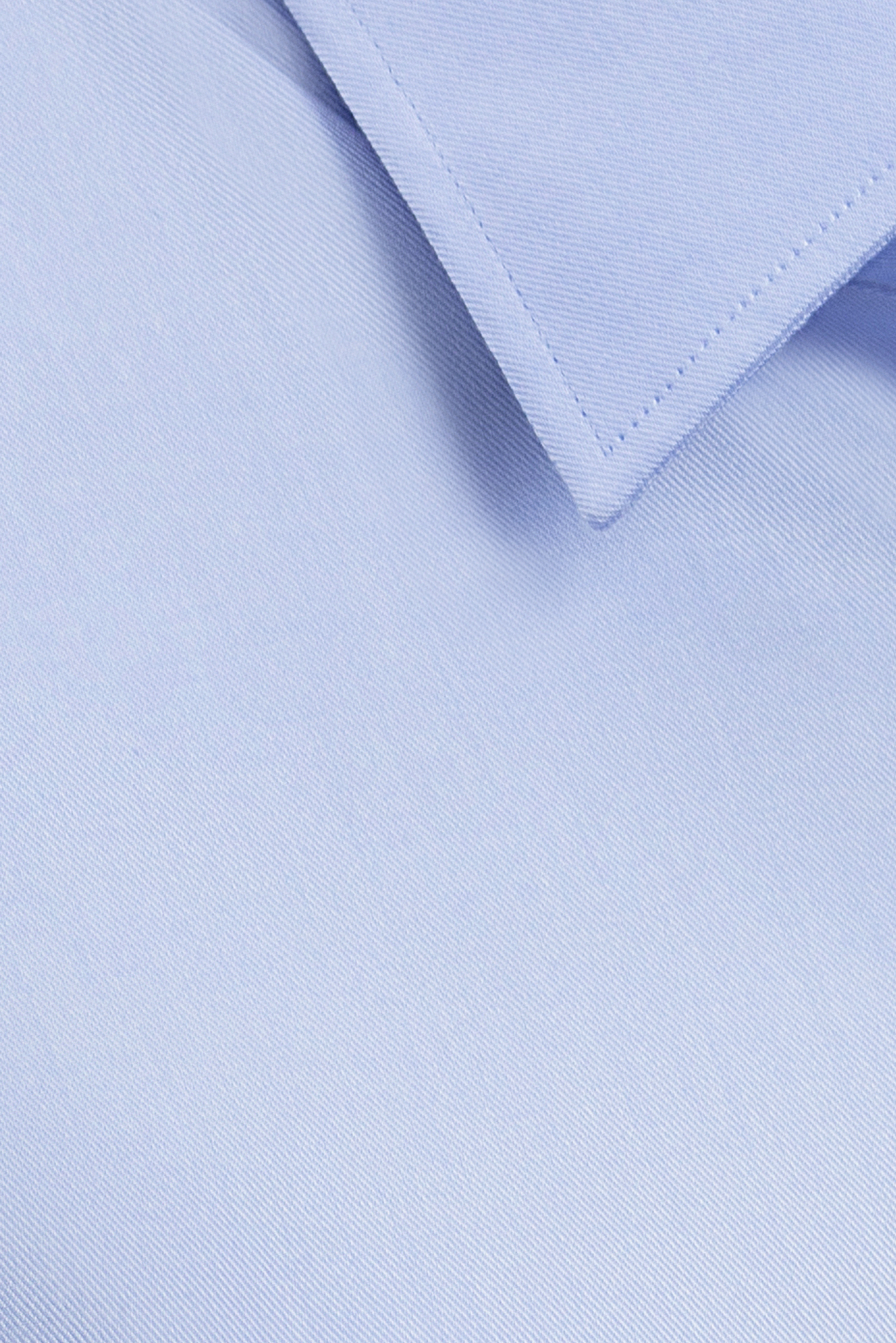 Áo sơ mi nam dài tay Regular xanh biển trơn - HẾT HÀNG