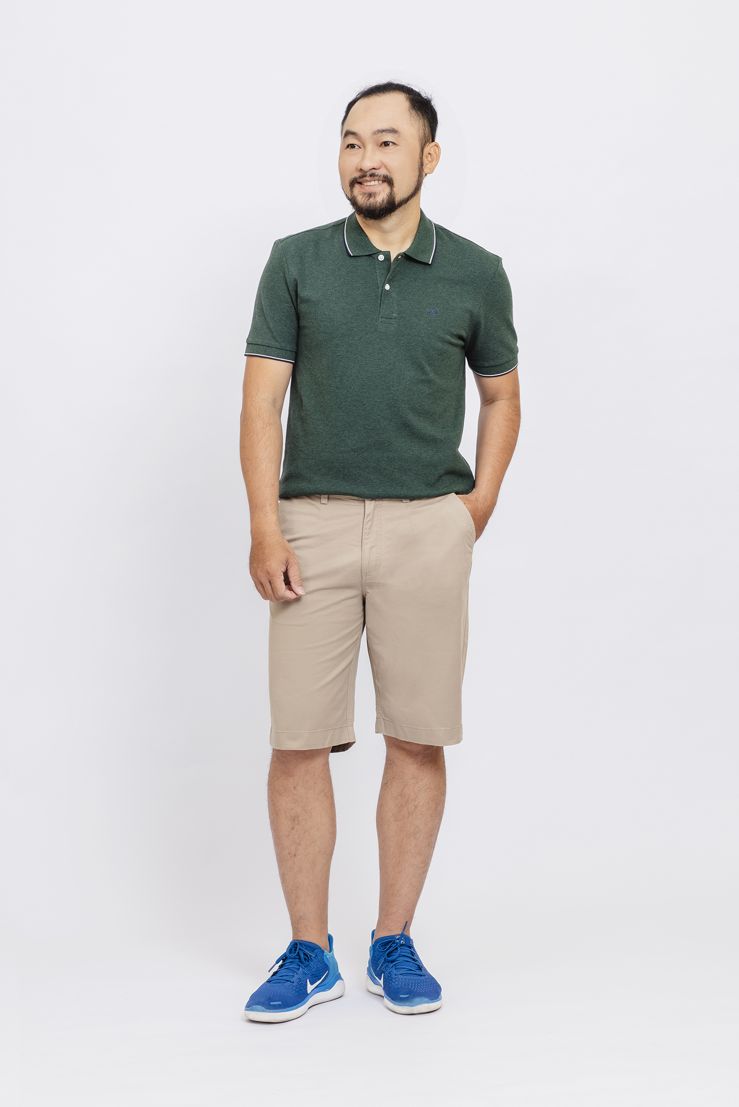 Quần short khaki màu khaki sáng - HẾT HÀNG