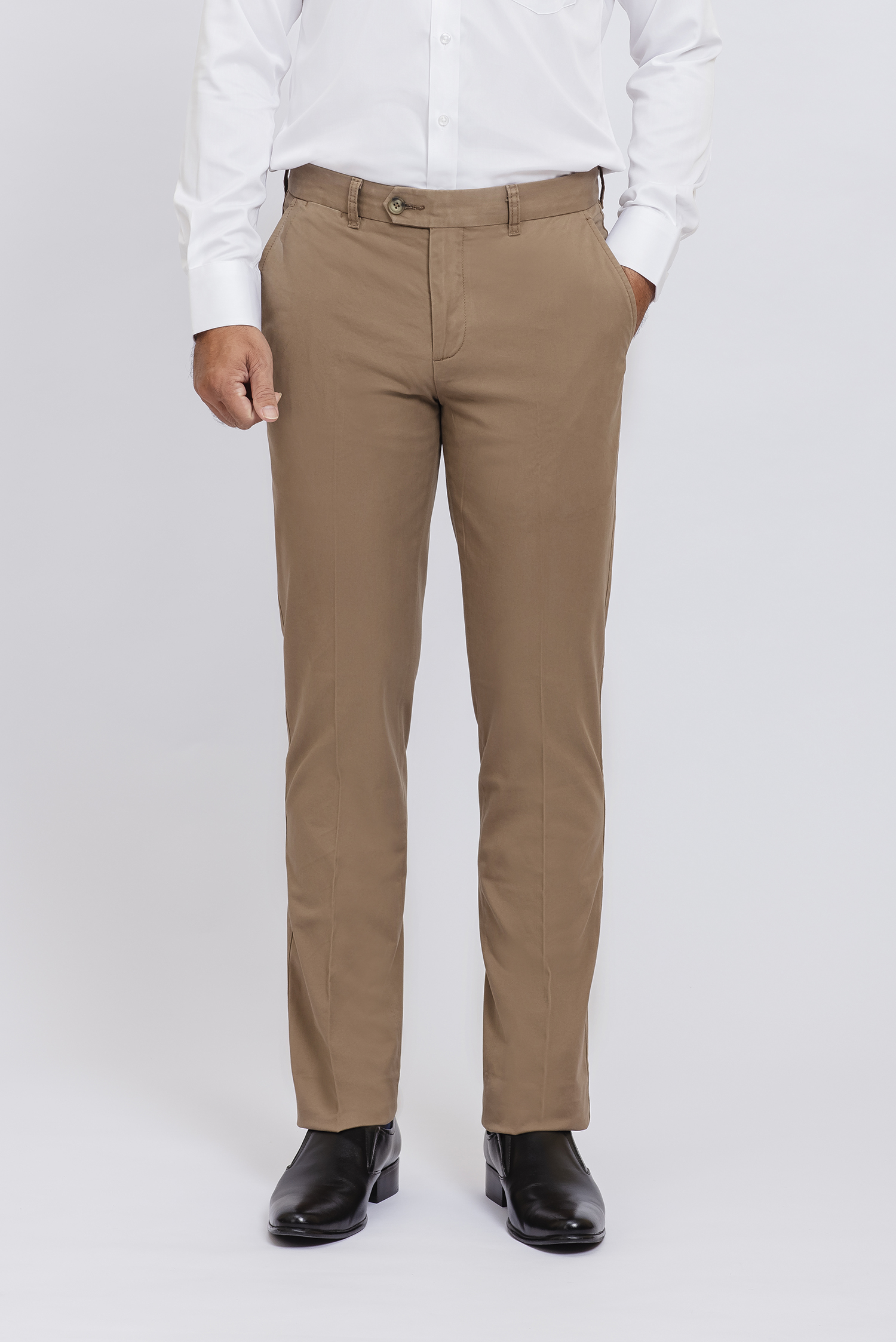 Quần kaki nam slimfit màu nâu - HẾT HÀNG