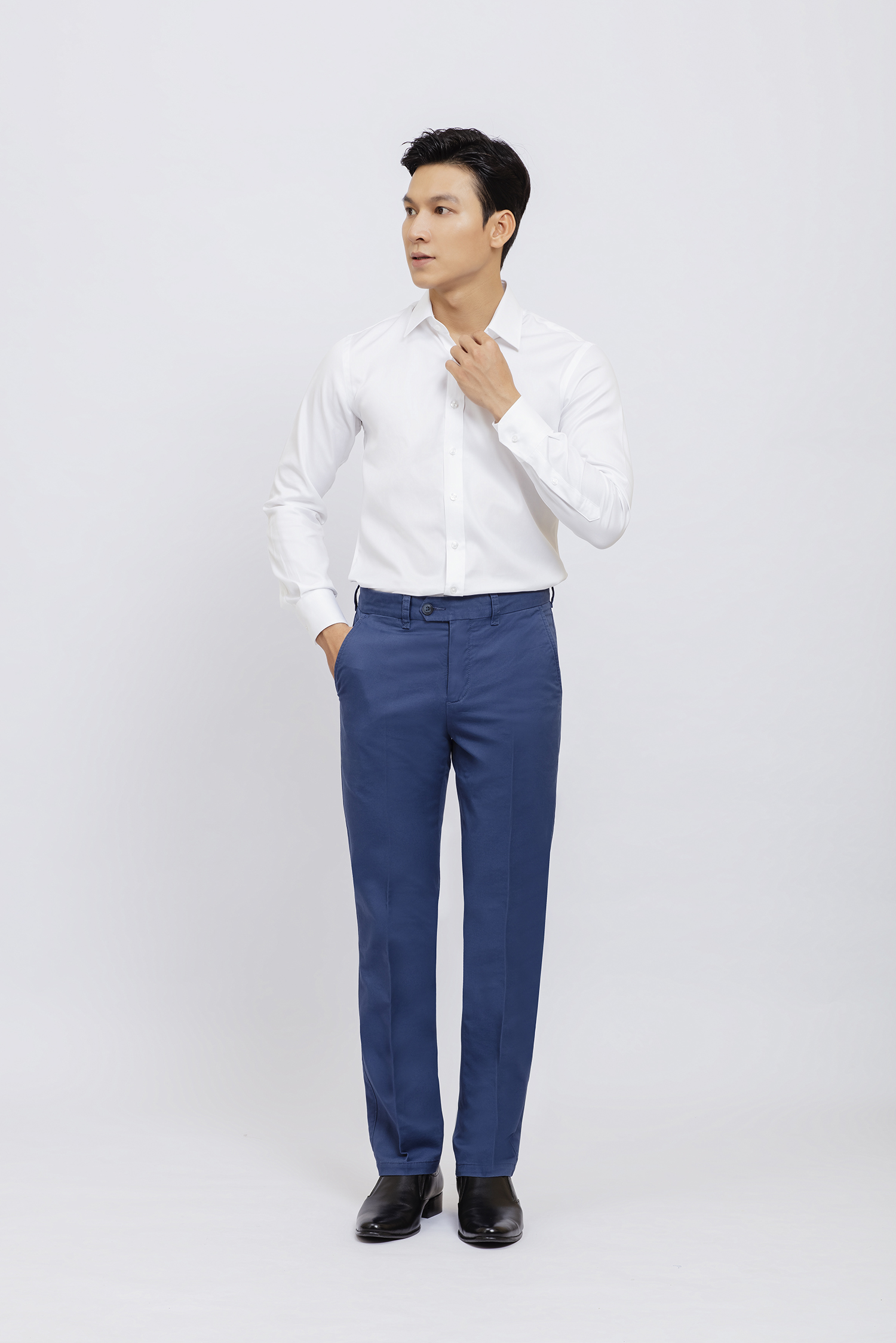 Quần khaki nam màu xanh biển đậm - HẾT HÀNG