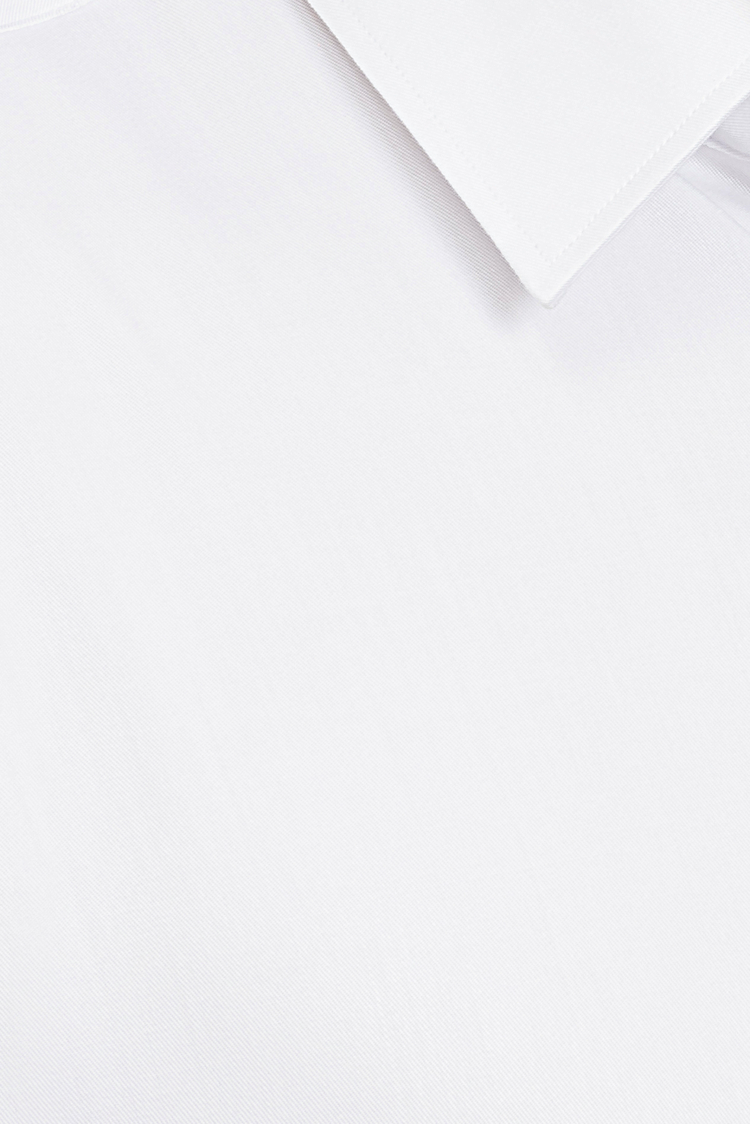 Sơ mi nam Ngắn tay Casual Trắng trơn