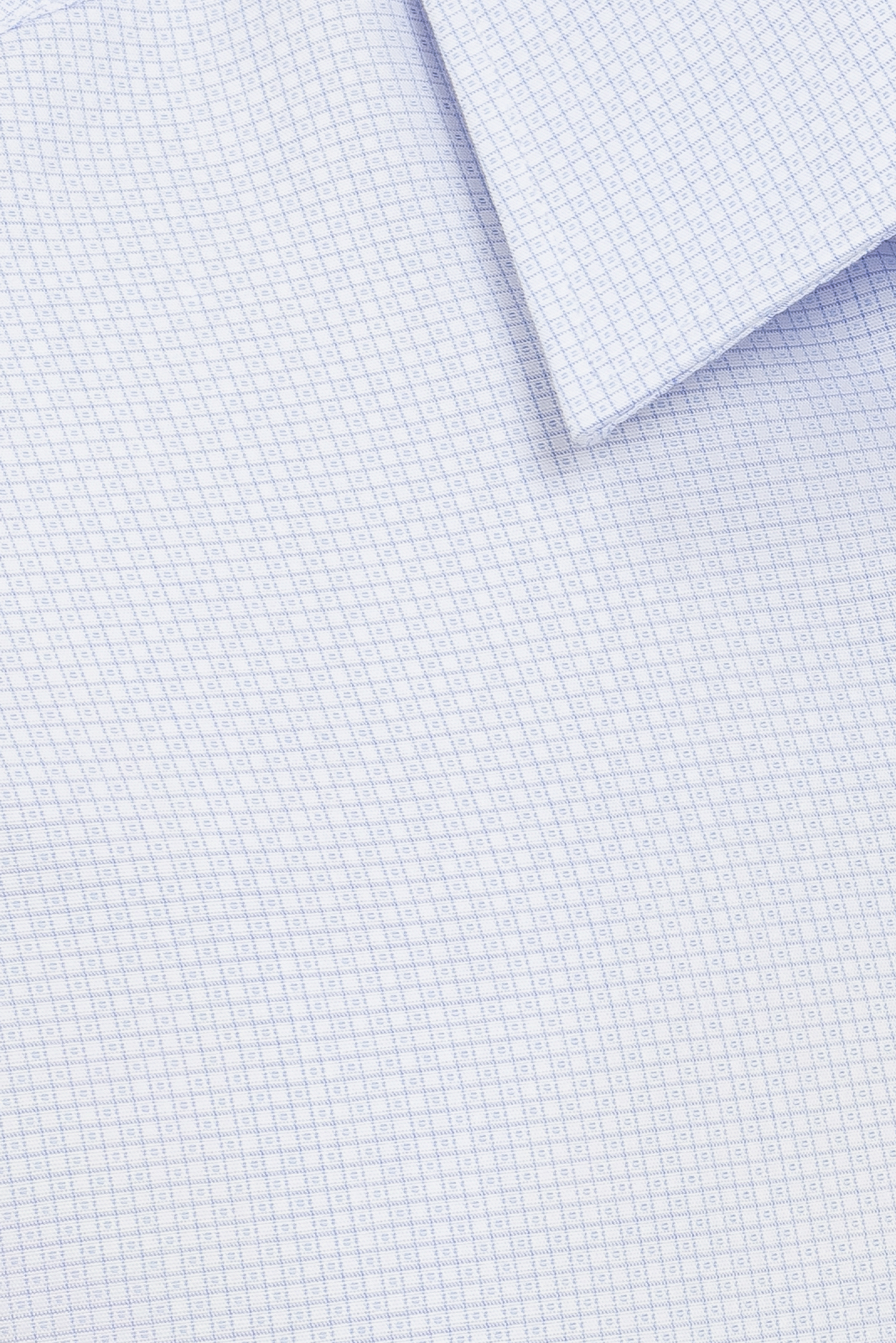 Sơ mi nam ngắn tay Slim Fit họa tiết xanh nhạt - HẾT HÀNG