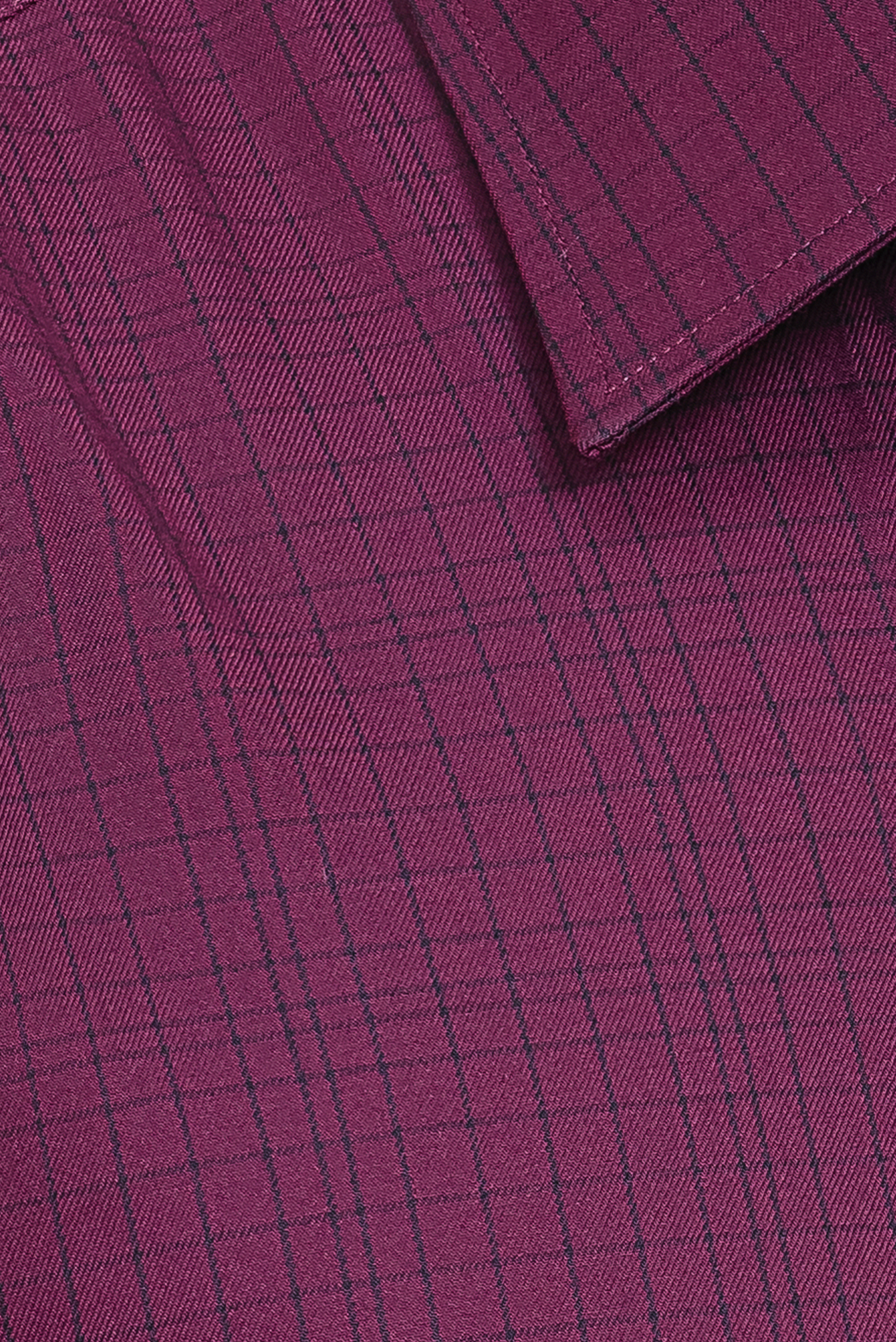 Sơ mi nam dài tay - Slimfit, màu đỏ đô caro