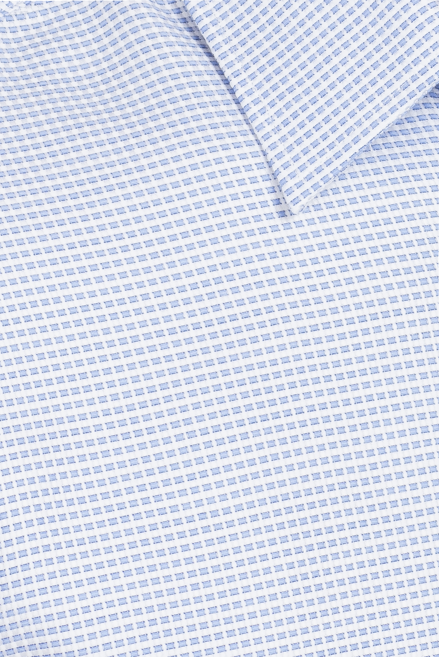 Sơ mi nam DT - Slimfit - màu xanh caro nhỏ - HẾT HÀNG