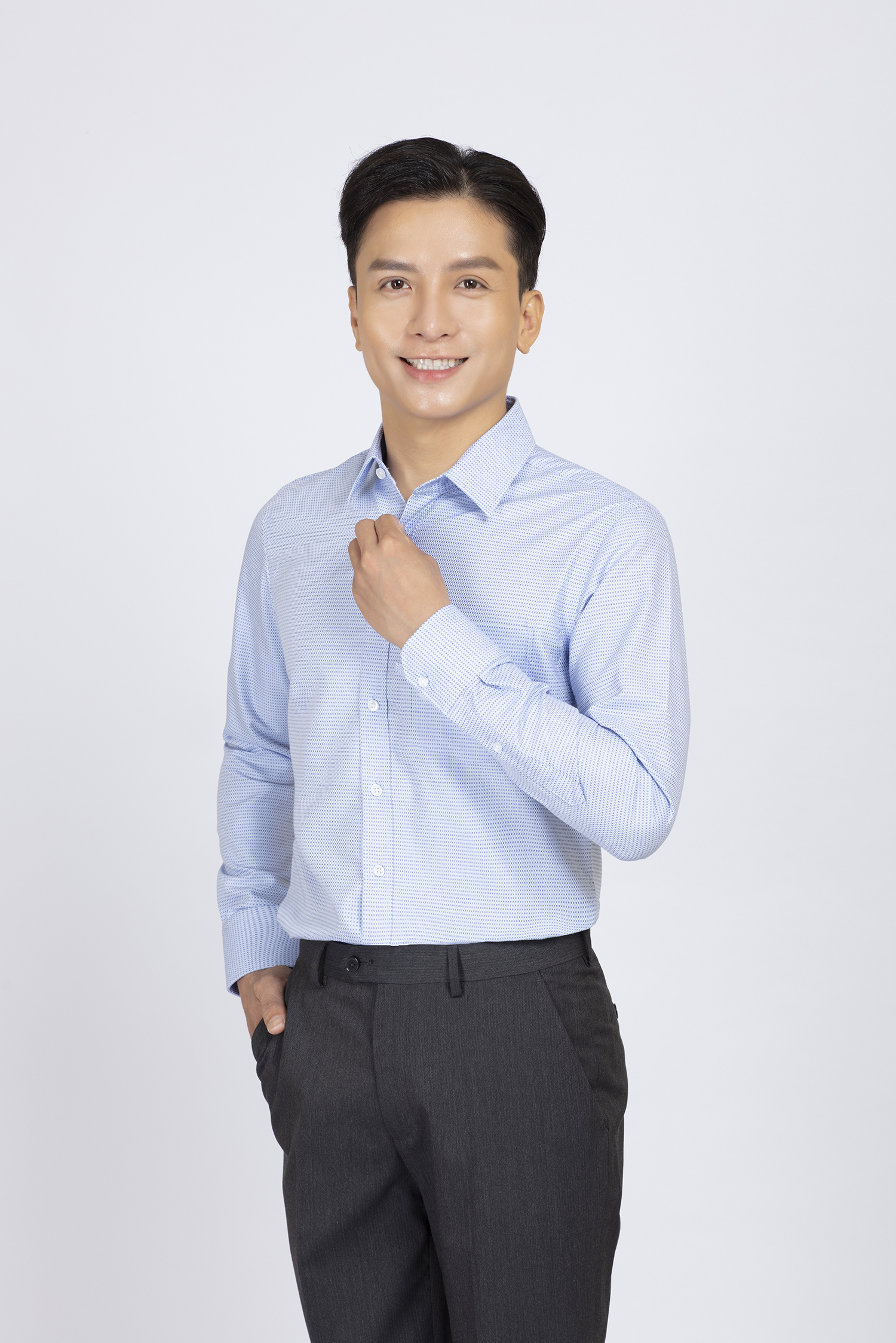 Sơ mi nam dài tay-Regular - HẾT HÀNG