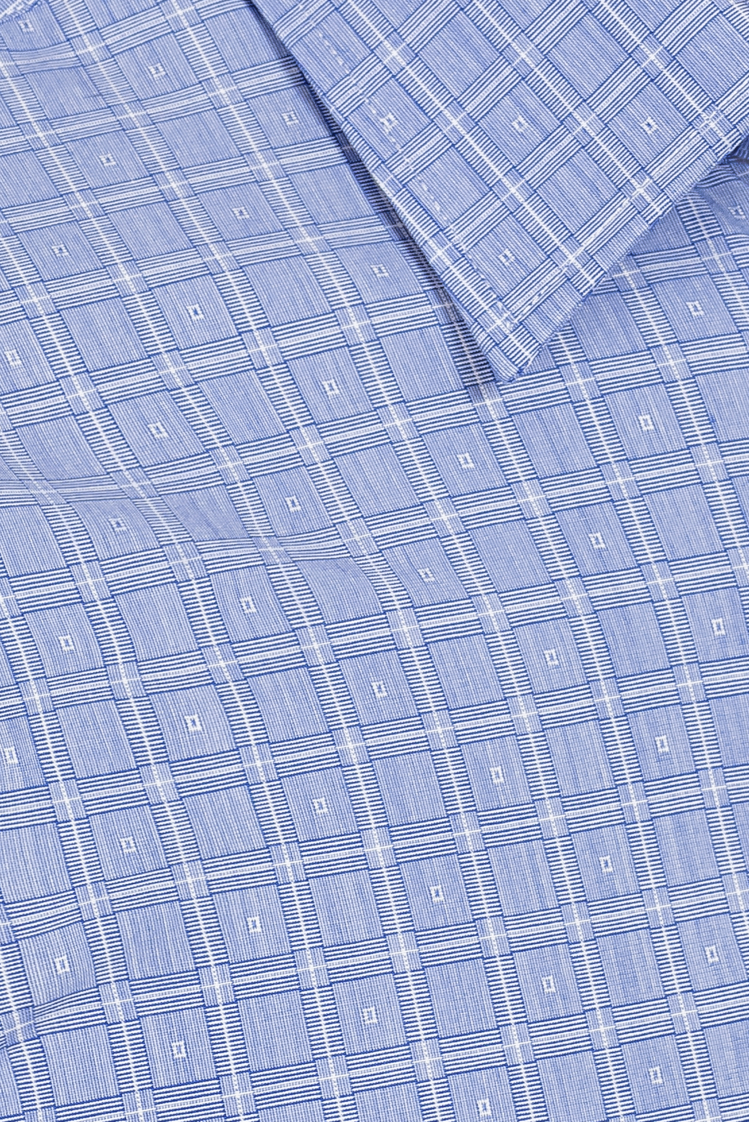 Sơ mi nam dài tay - Slimfit xanh caro - HẾT HÀNG