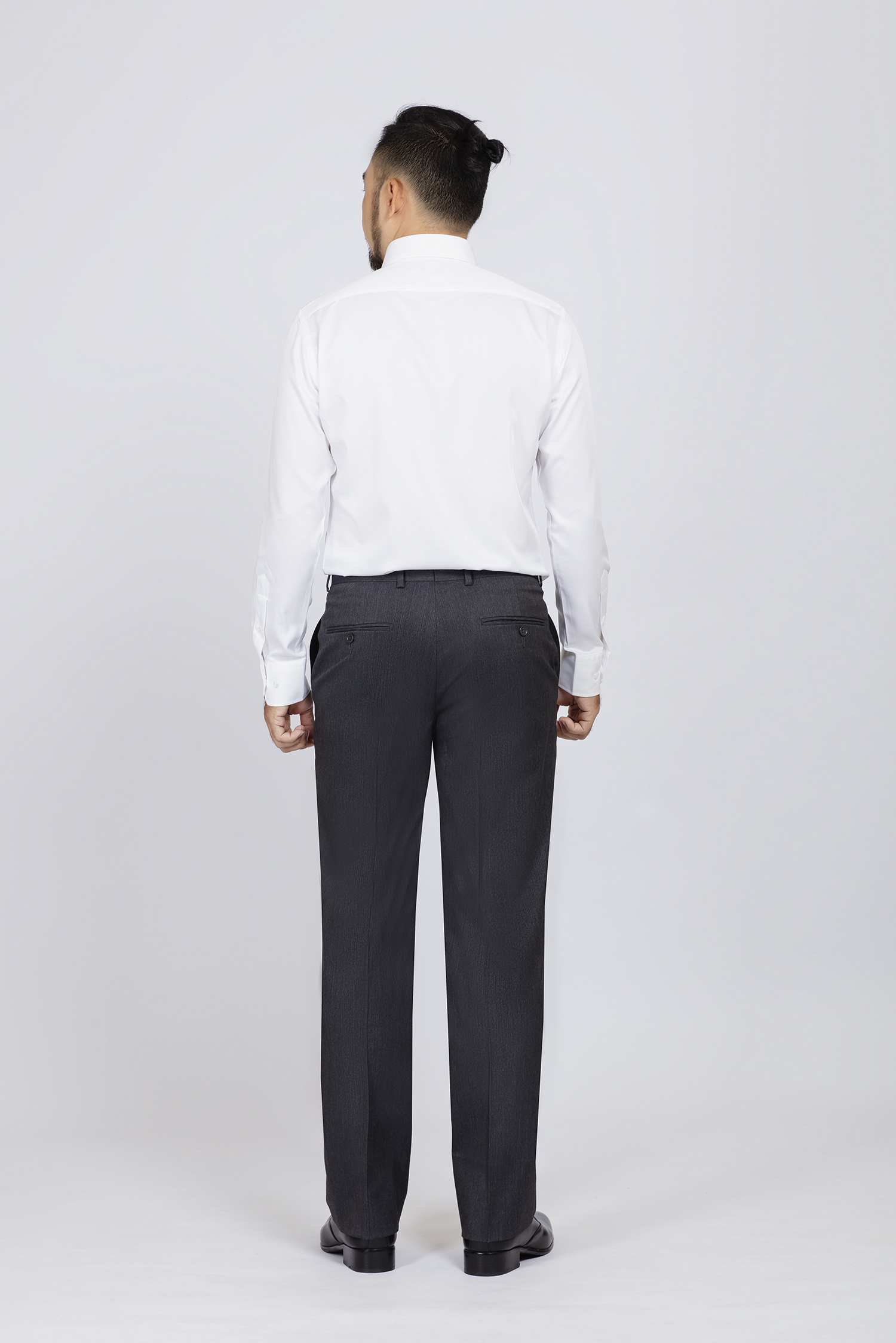 Quần tây nam Classic màu xám