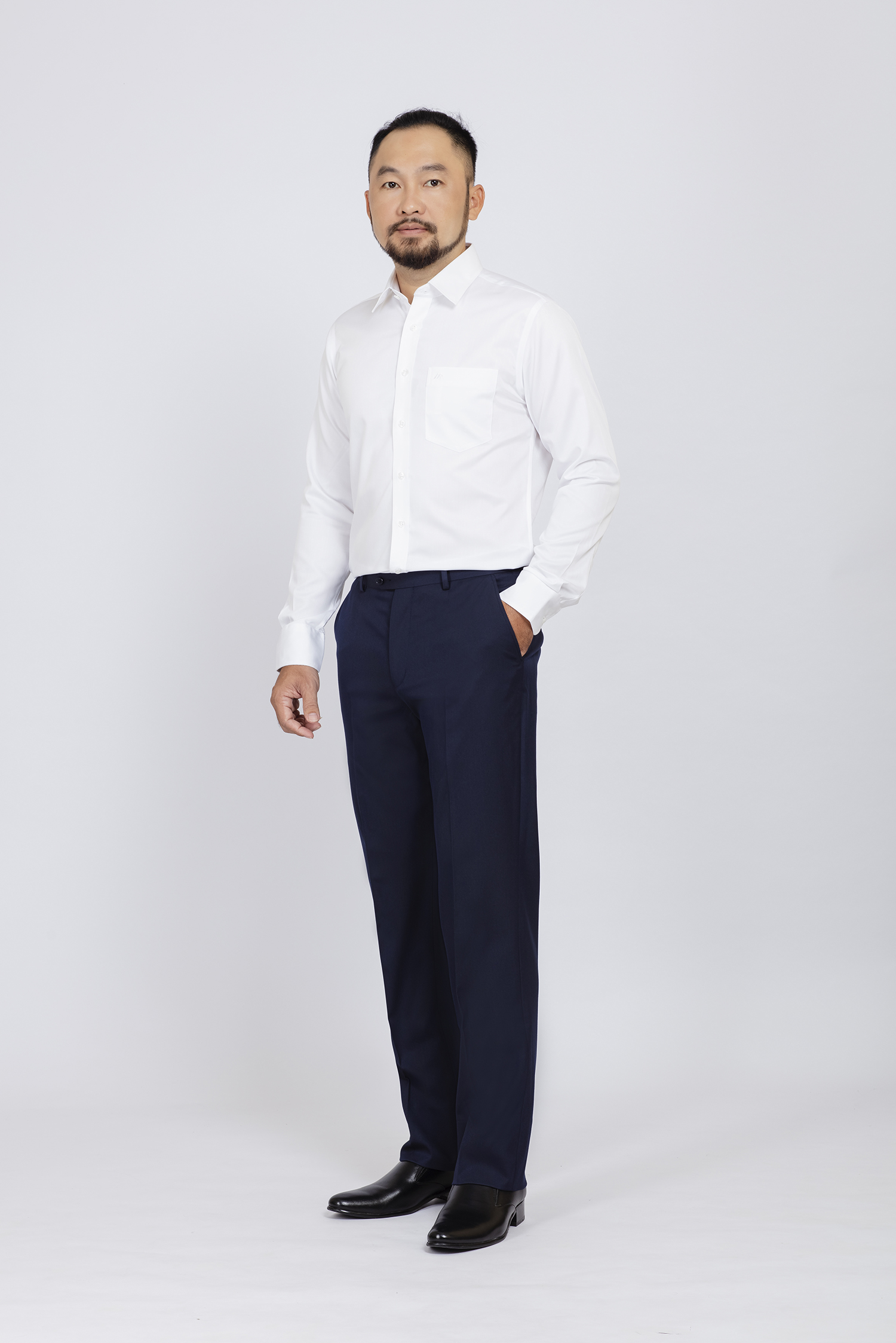 Quần tây nam Classic màu xanh dương - HẾT HÀNG