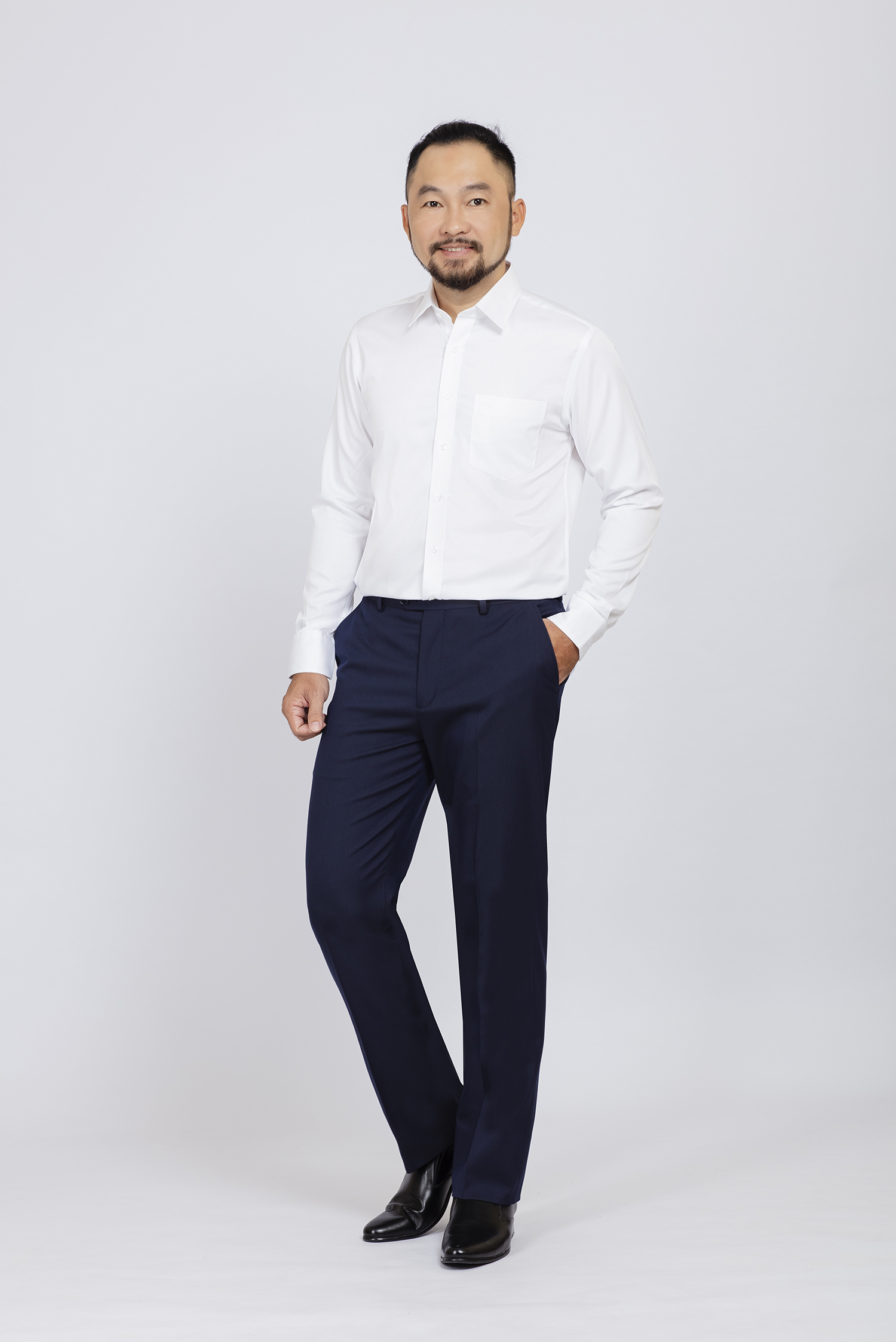 Quần tây nam Classic màu xanh dương - HẾT HÀNG