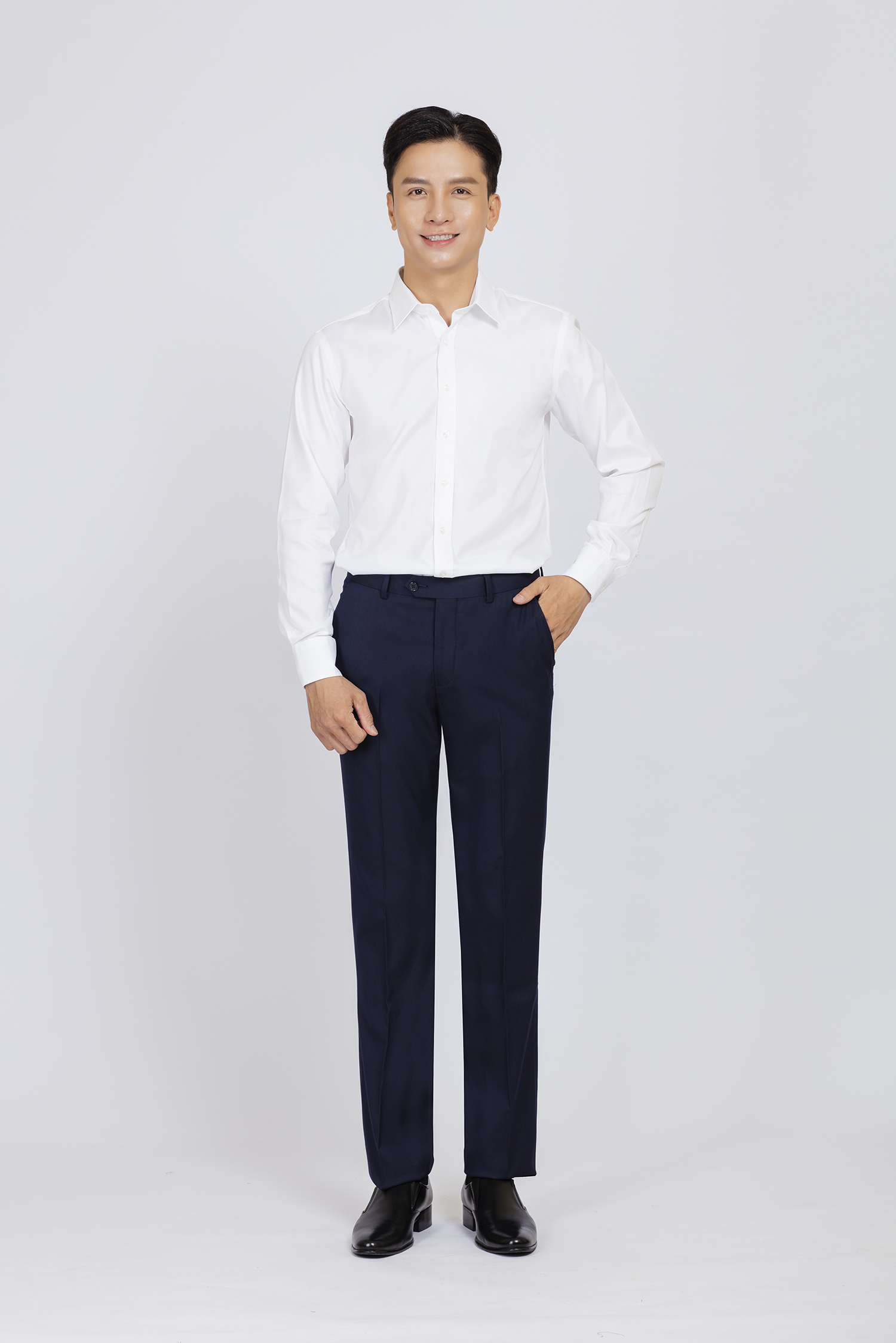 Quần tây nam Slimfit màu xanh dương - HẾT HÀNG