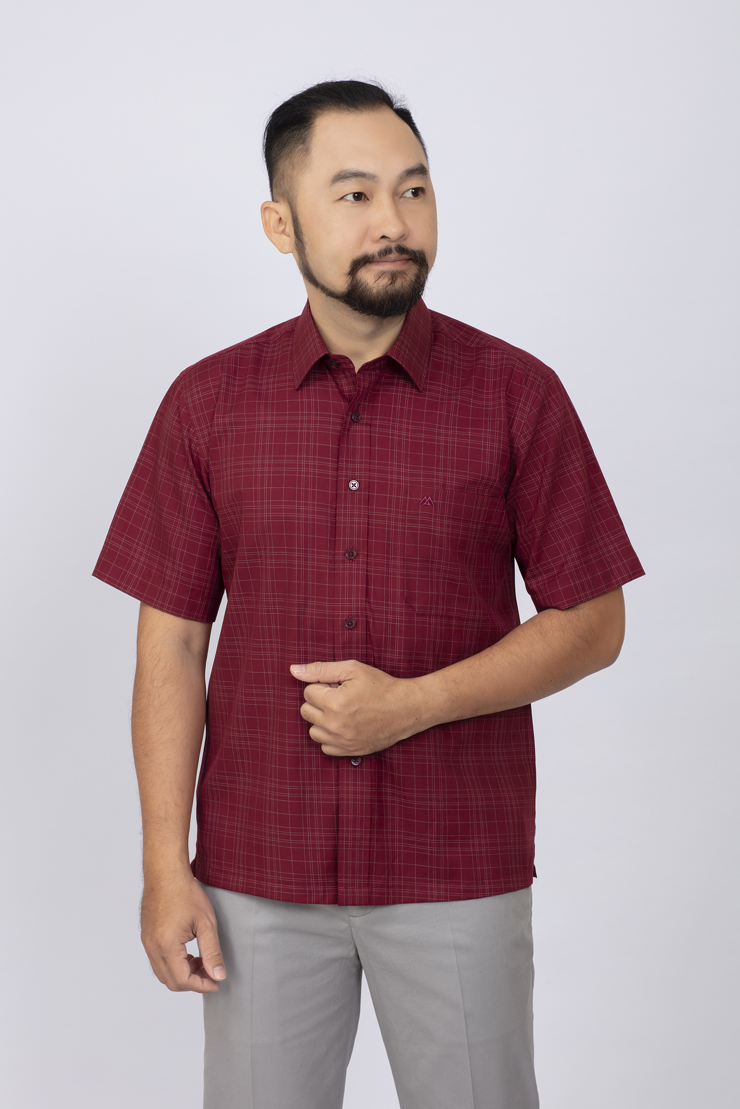 Sơ mi nam ngắn tay - Casual vạt ngang - HẾT HÀNG