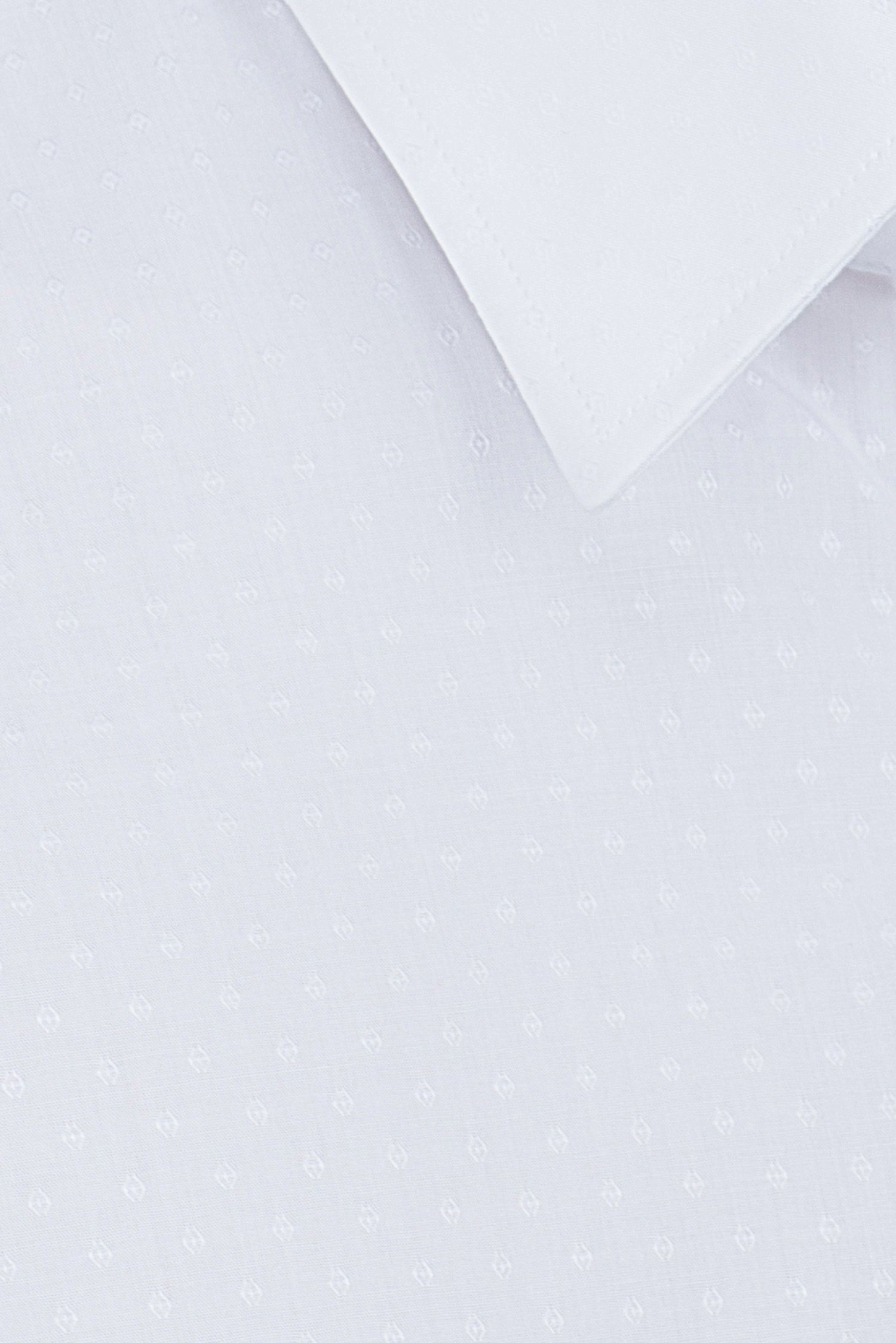 Sơ mi nam dài tay - Regular màu trắng hoa văn chìm -  HẾT HÀNG