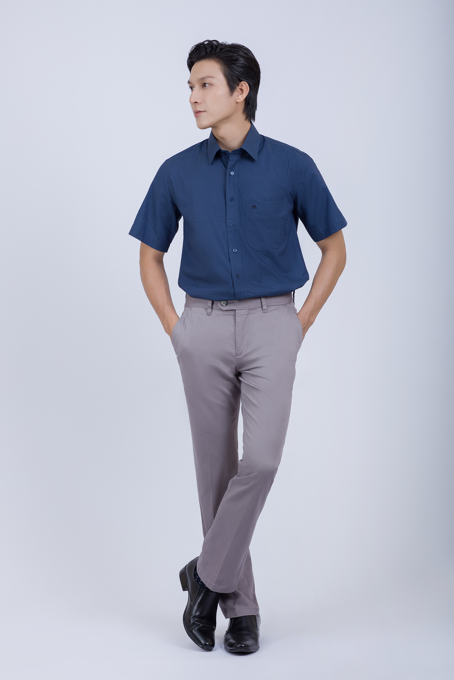 Quần Khaki  Slimfit - Màu xám