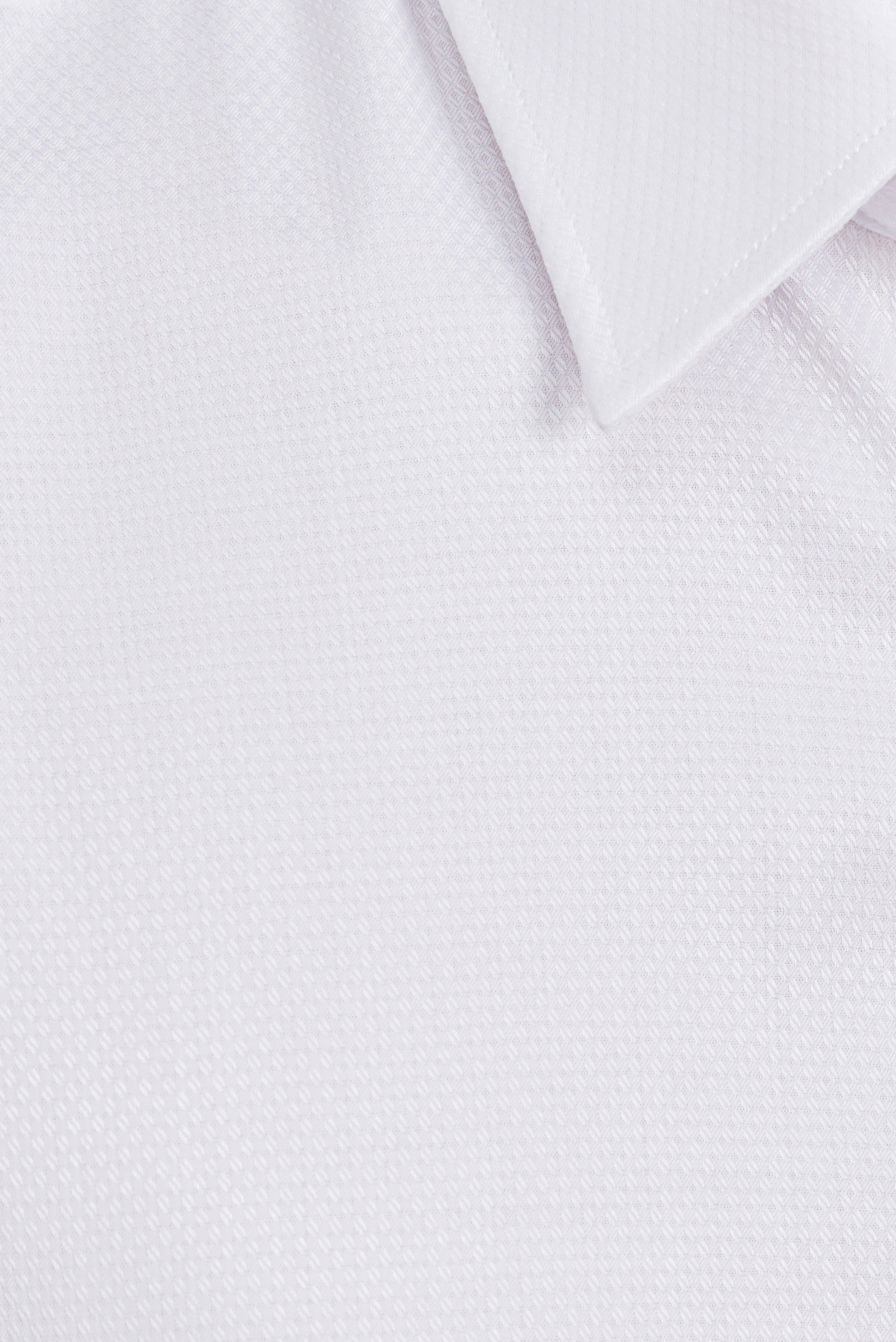 Sơ mi nam DT - Regular-Trắng hoa văn chìm