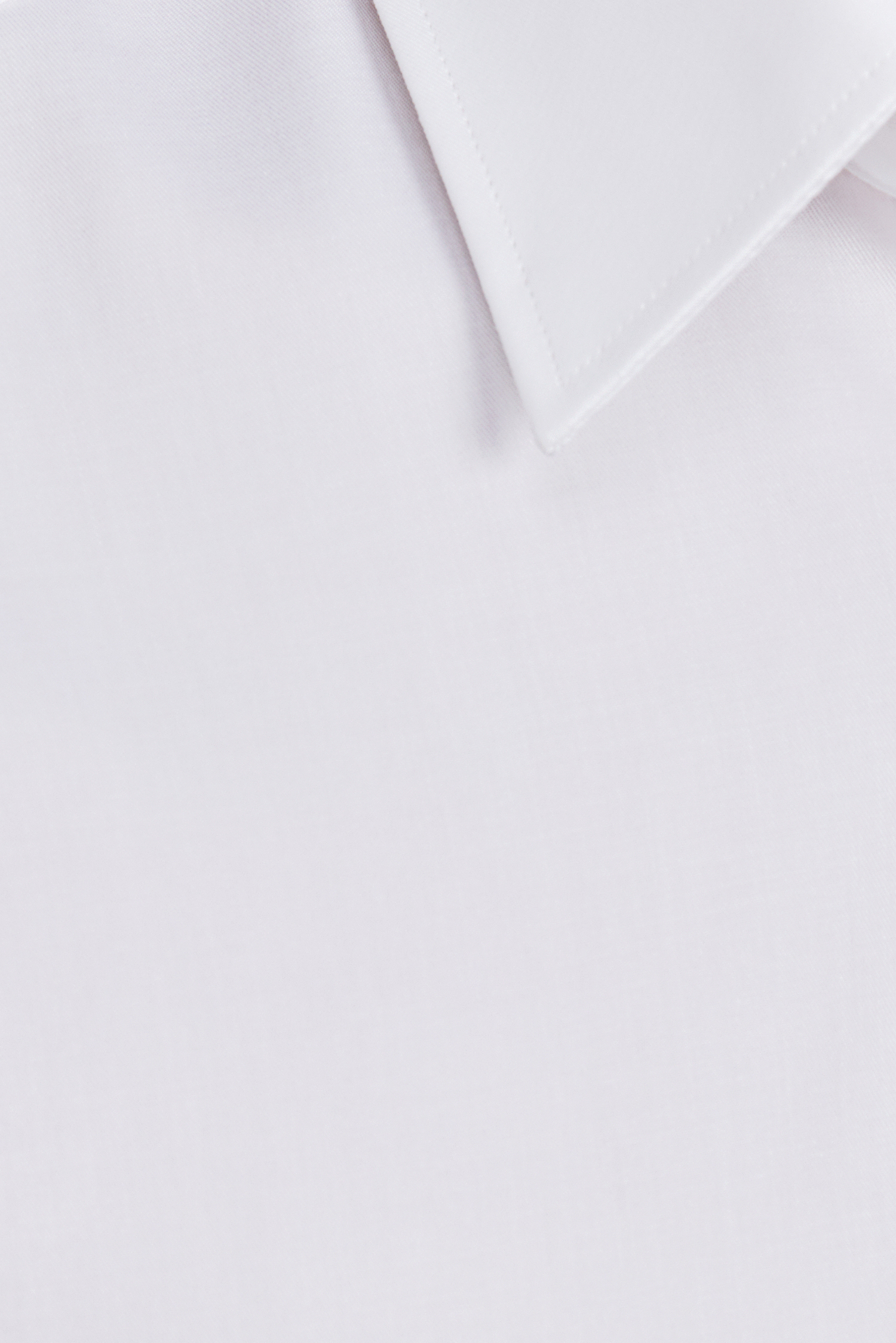 Sơ mi nam ngắn tay - Classic -Trắng trơn