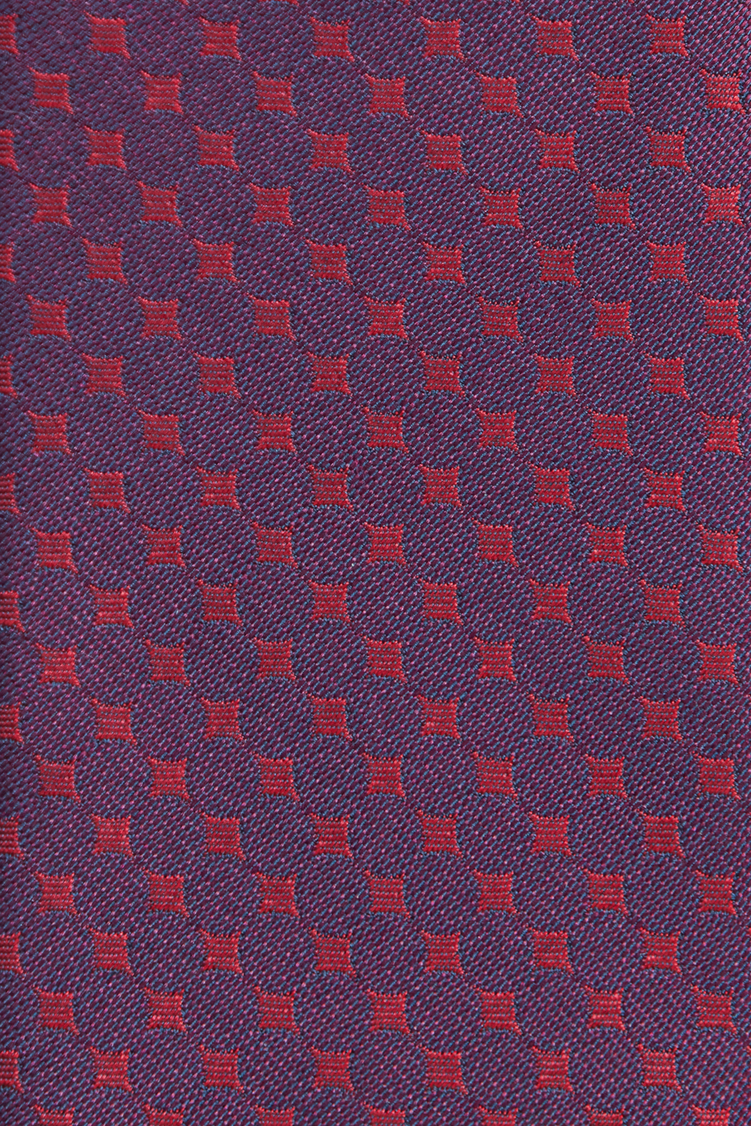 Cà Vạt nam  màu đỏ hoa văn, to bản 6.5cm