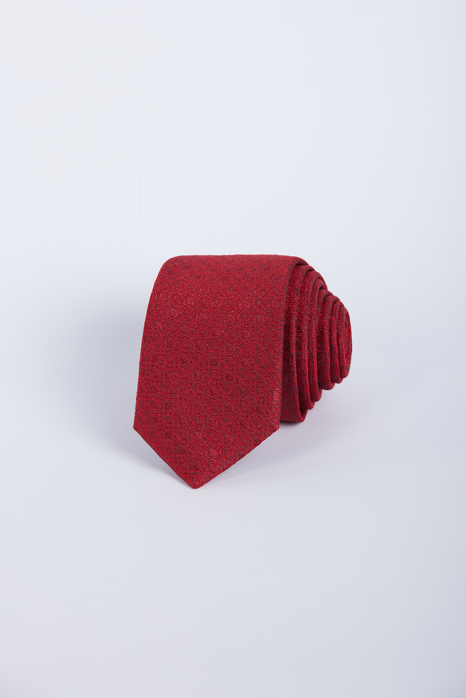 Cà Vạt nam  màu đỏ, to bản 6.5cm