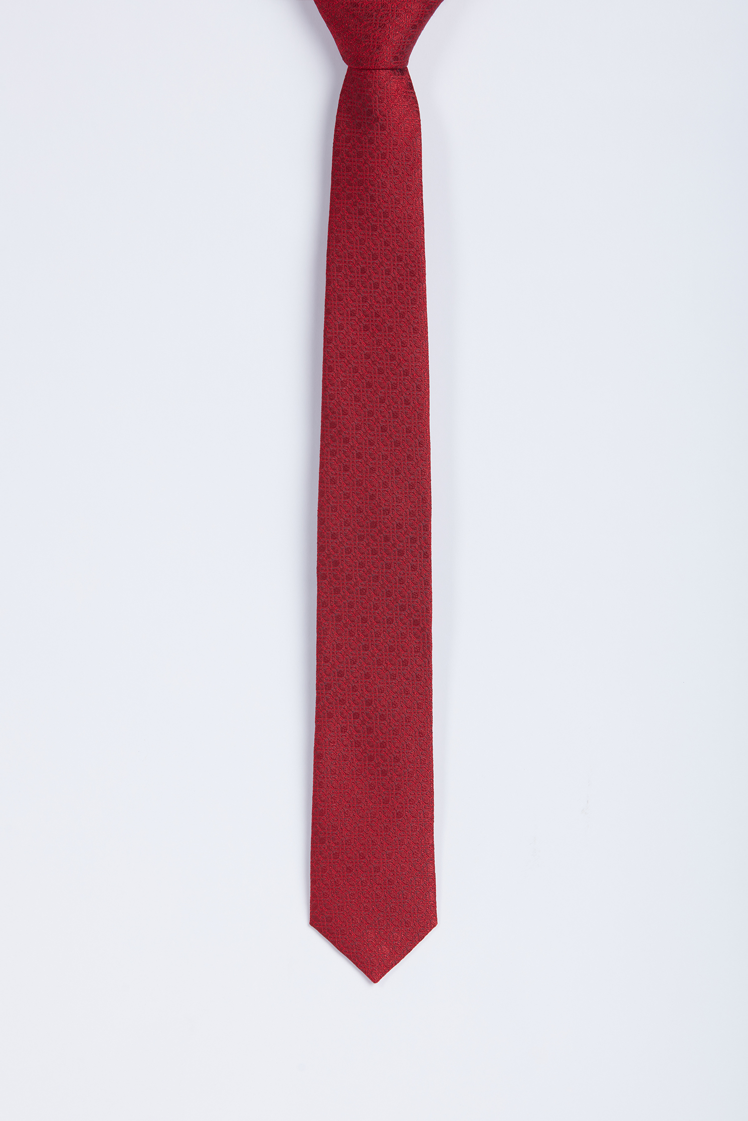 Cà Vạt nam  màu đỏ, to bản 6.5cm