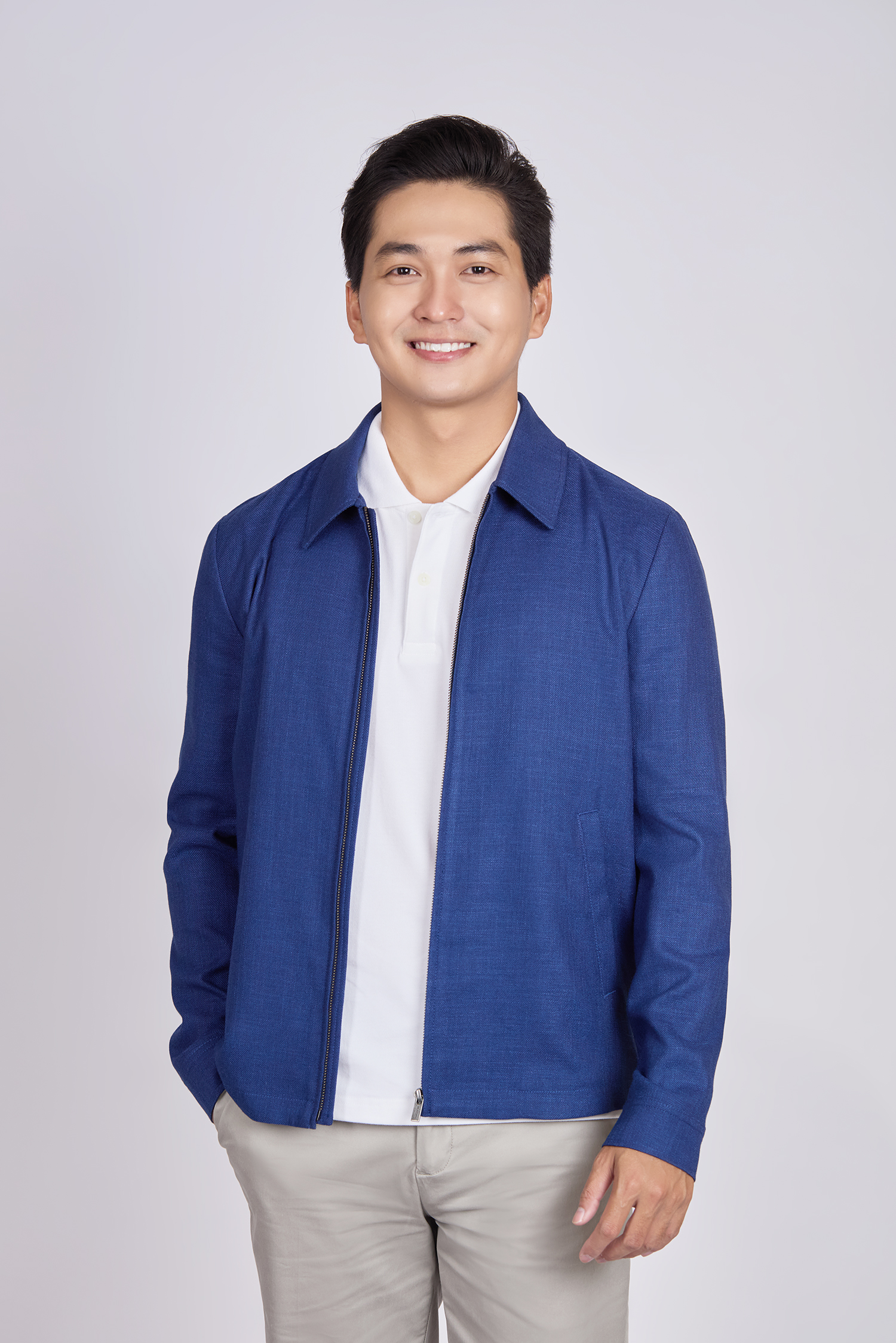 Áo khoác nam - màu xanh dương