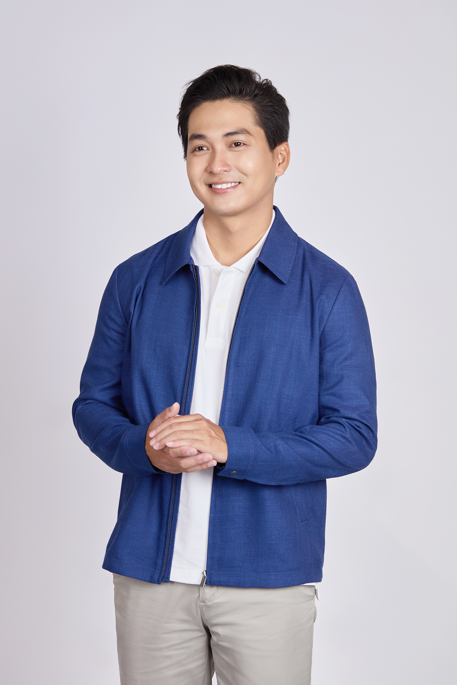 Áo khoác nam - màu xanh dương
