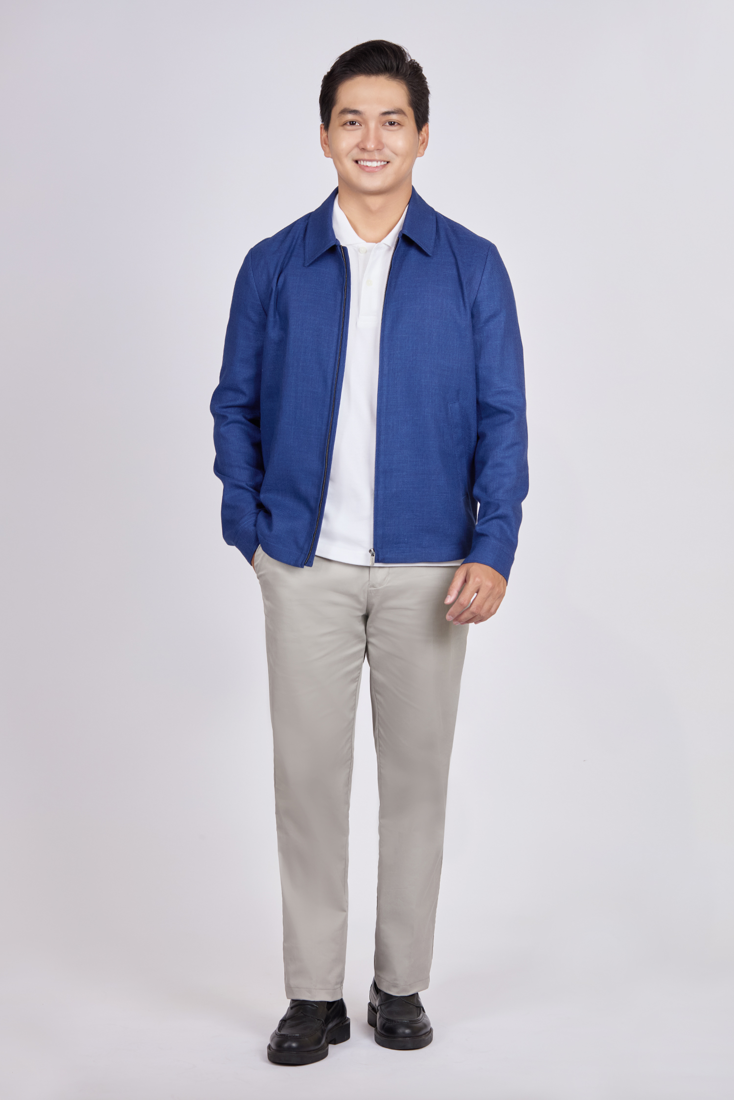 Áo khoác nam - màu xanh dương