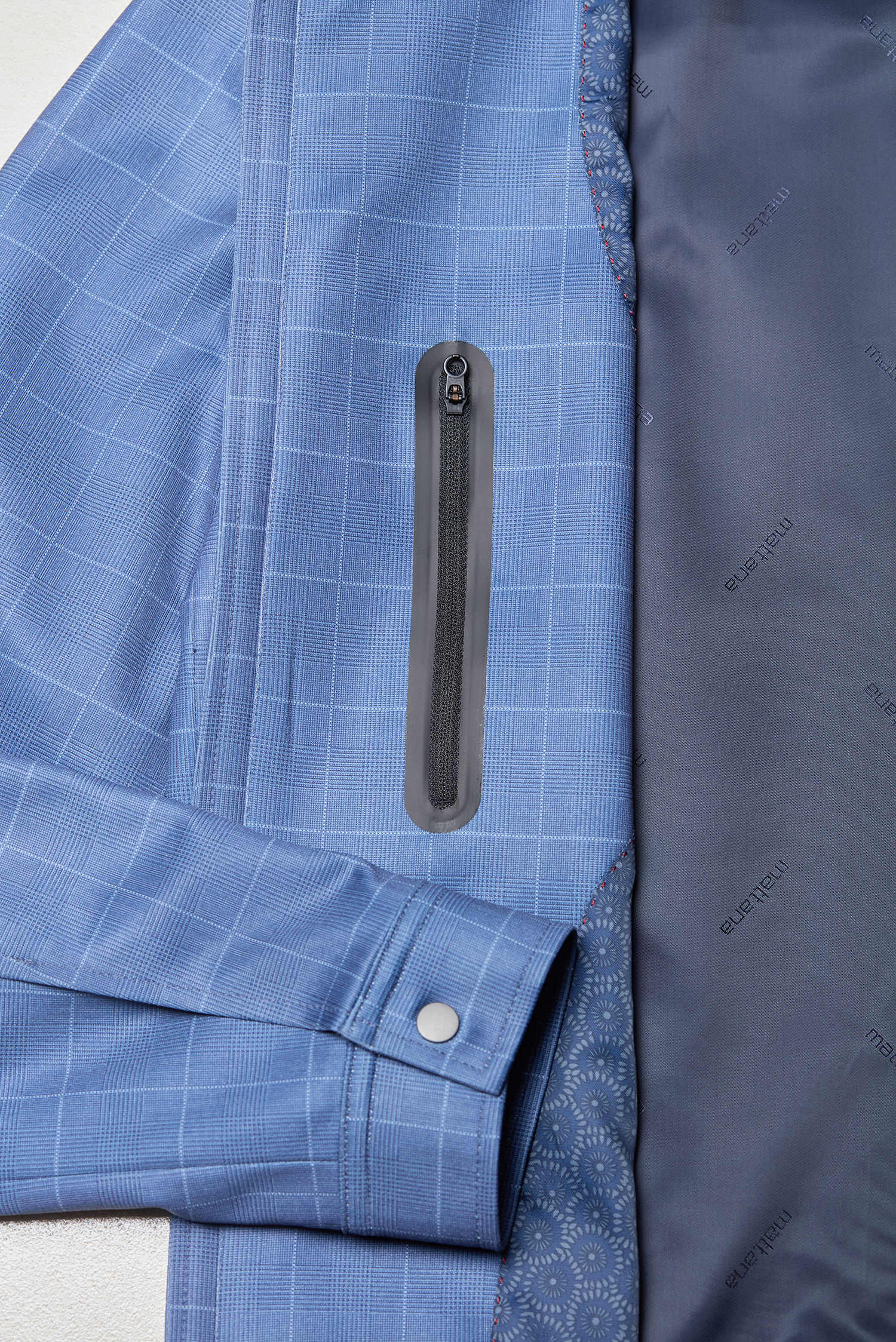 Áo khoác nam - caro xanh dương