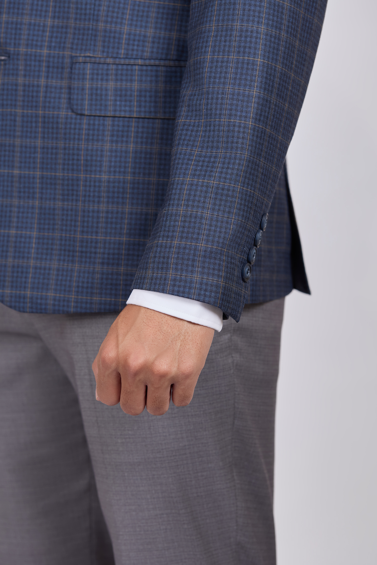 Áo Veston nam Slimfit màu xanh dương