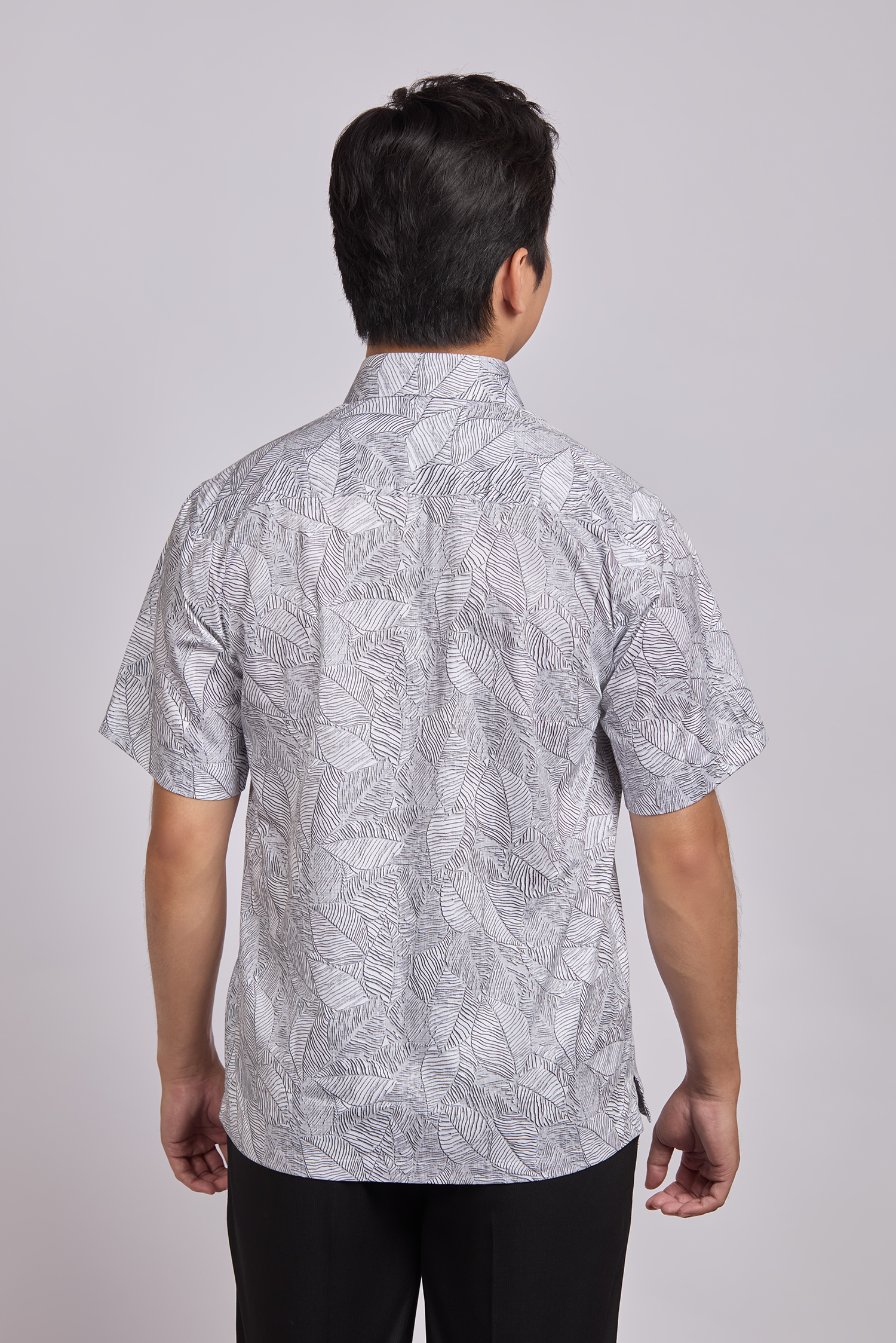 Sơ mi nam ngắn tay Casual - vạt ngang